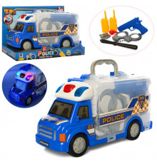 Игровой набор Полицейского с машинкой 661-173 машинка со светом