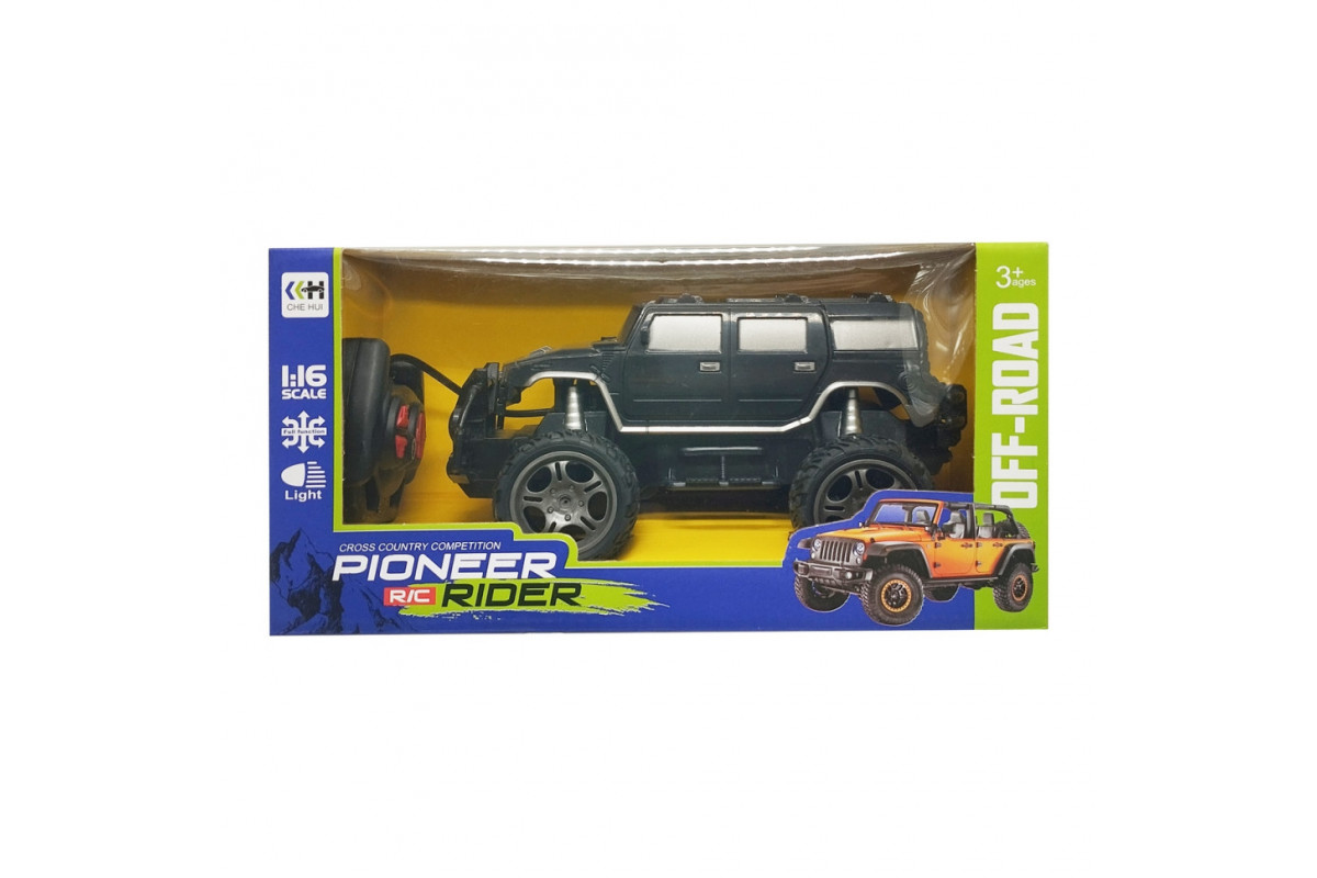 Дитяча машинка на радіокеруванні "Джип" 512A(Black) чорний, 1:16