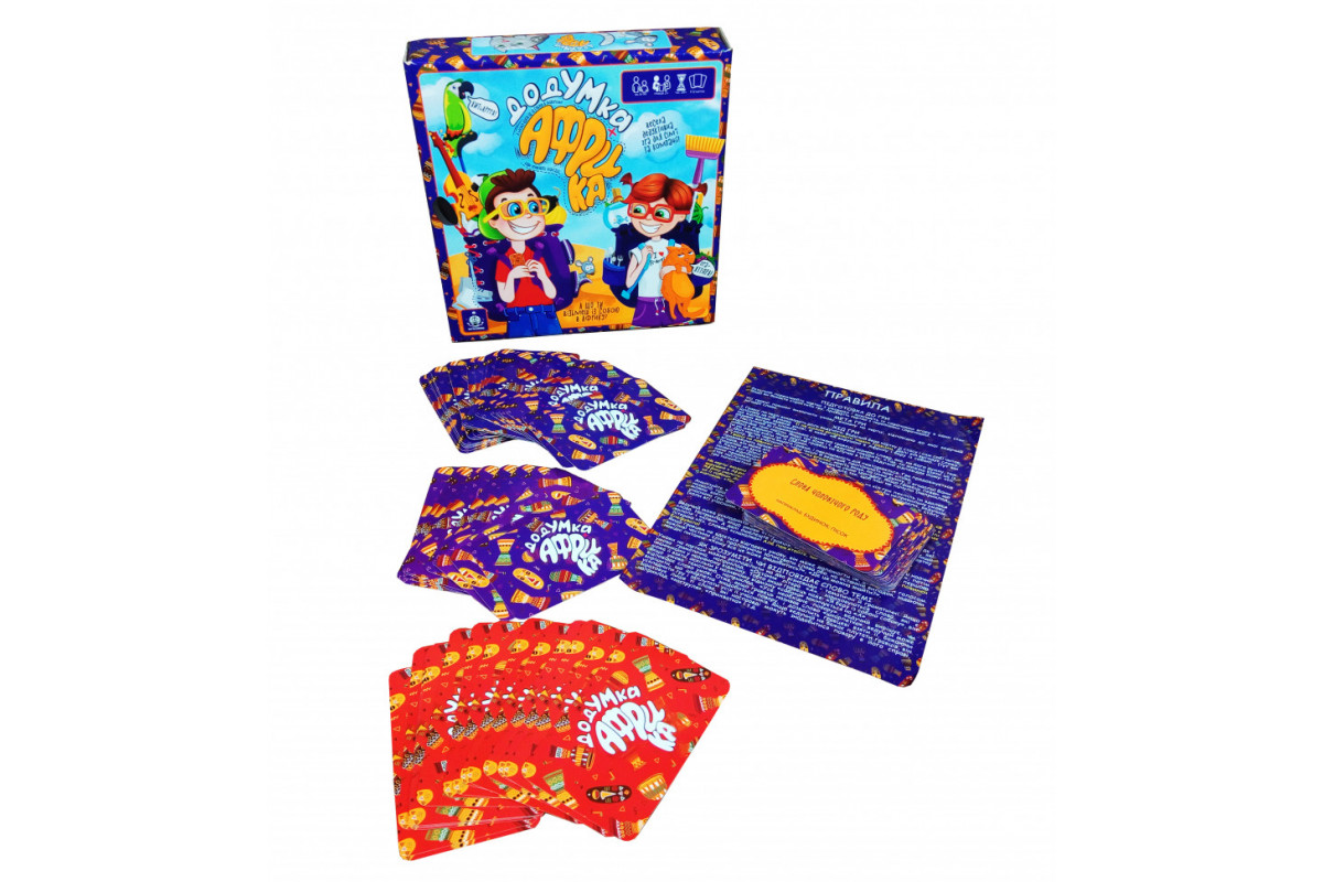 Настольная карточная игра "ДодУМка АФРИКА" GDV-Afr-01 на укр. языке