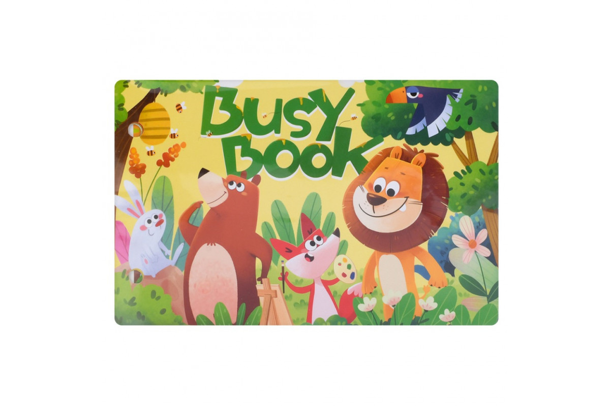 М'яка розвиваюча іграшка-книжечка "Busybook" 557-581-583-1
