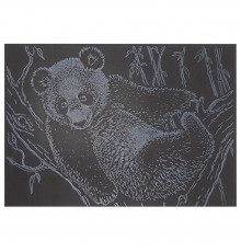 Гравюра А5 "Панда" ГрА5с-21 эконом вариант в пакете 21 х 14,8 см