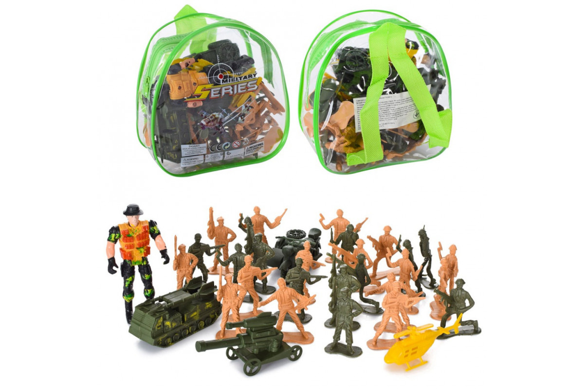 Дитячий набір солдатиків CY4149B-B, військова техніка, з транспортом