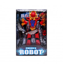Детская игрушка Робот Police 3 2018-26 с оружием Красный