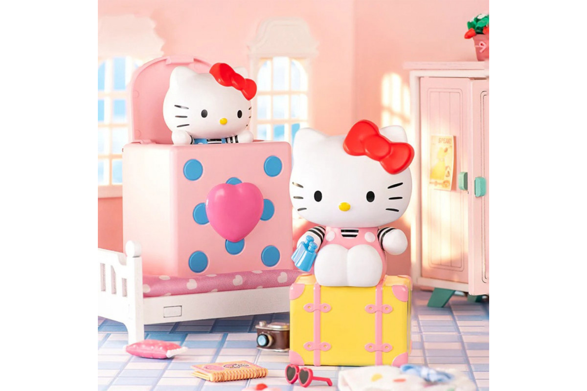 Механічна іграшка-сюрприз "Милий сигнал" Pop Top Hello Kitty 24MDL-002 в асортименті