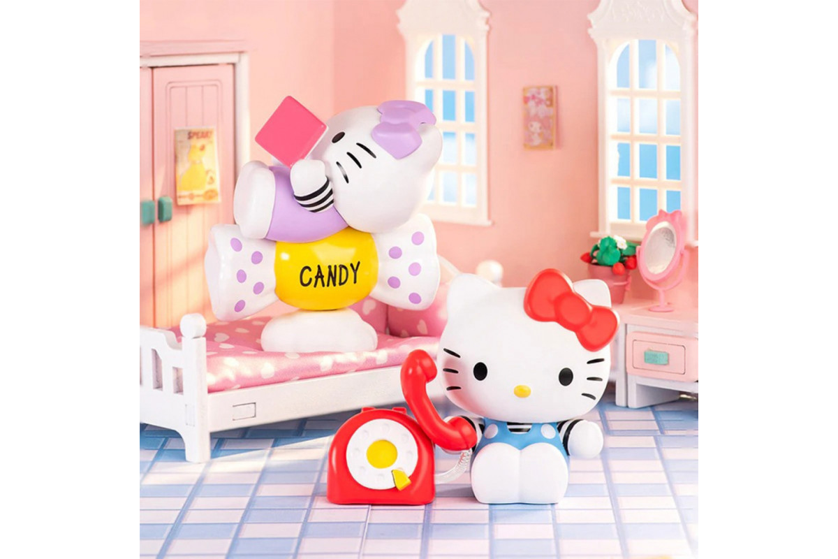 Механічна іграшка-сюрприз "Милий сигнал" Pop Top Hello Kitty 24MDL-002 в асортименті