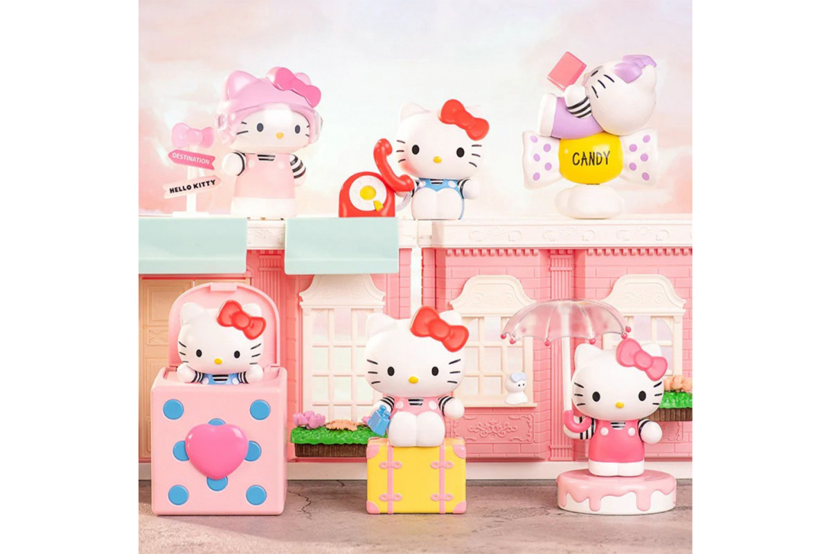 Механічна іграшка-сюрприз "Милий сигнал" Pop Top Hello Kitty 24MDL-002 в асортименті