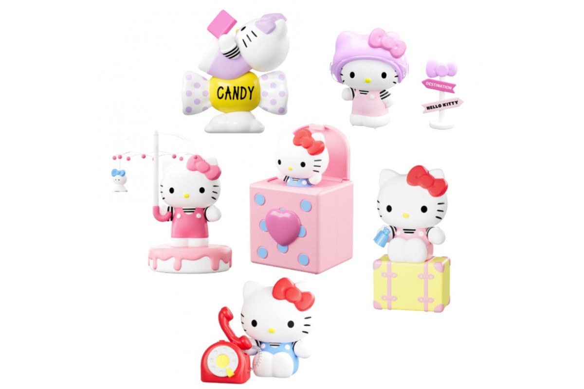 Механічна іграшка-сюрприз "Милий сигнал" Pop Top Hello Kitty 24MDL-002 в асортименті
