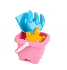 Ігровий набір для гри з піском ТехноК 7075TXK  Рожевий