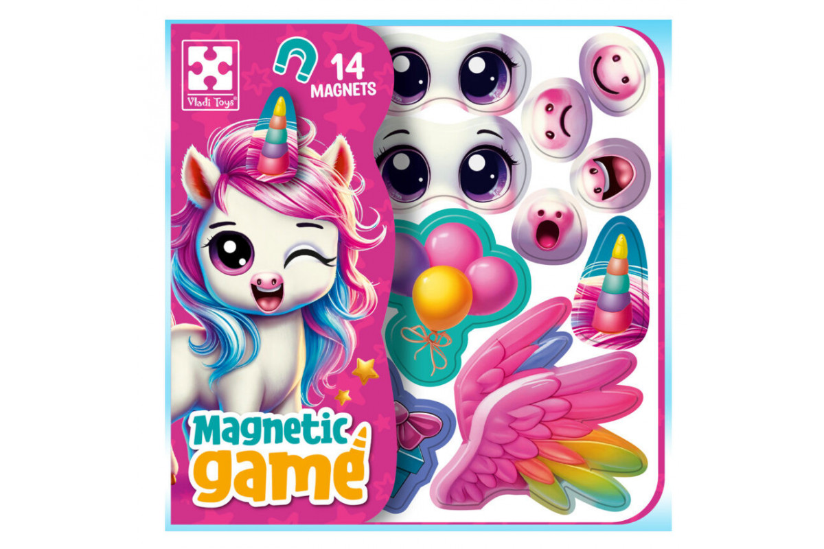 Игра развивающая "Эмоции Единорожки" VT3220-01, 14 магнитов