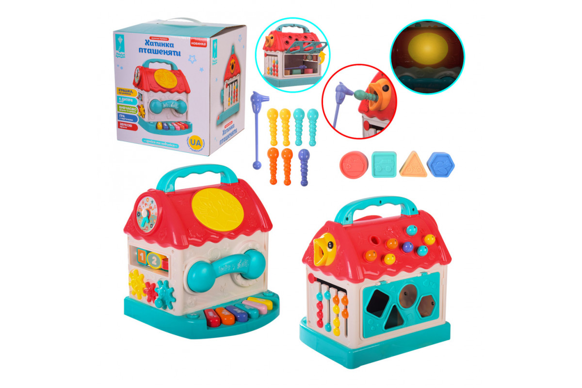 Іграшка музична "Будиночок" Країна Іграшок PL-721-59 озвучена українською мовою