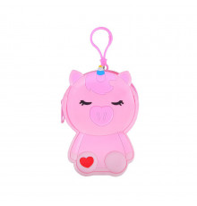 Детский кошелек-брелок «Единорог» C44408, 8 х 11 х 3 см Светло-Розовый