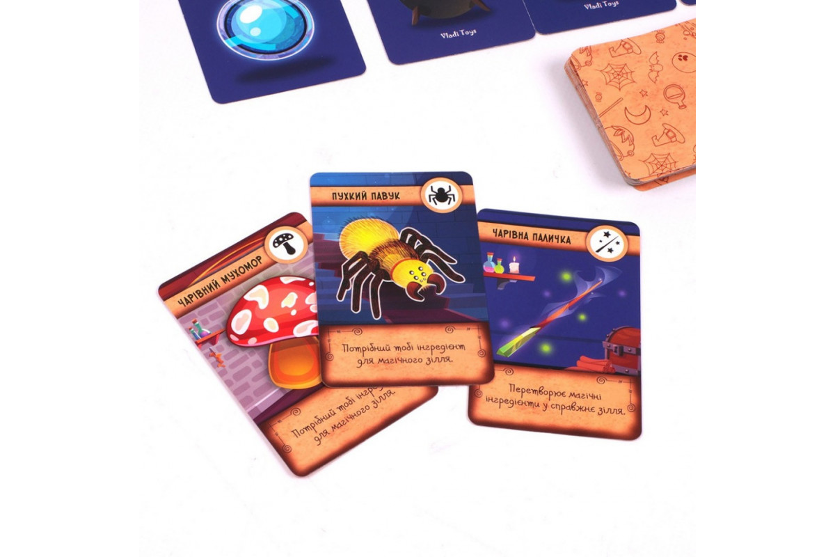 Дитяча карткова гра "Гримуар Алхіміка" VT8077-08, 100 ігрових карток