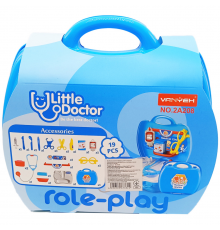 Детский врачебный набор в саквояже 2A208, 19 предметов