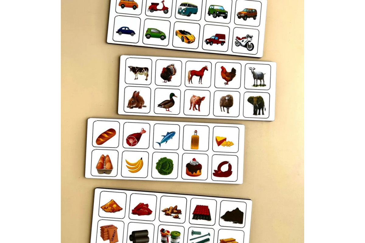 Деревянная настольная игра "Автопарк" Ubumblebees (ПСД082) PSD082 сортер-комодик