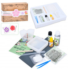 Детский набор для творчества "Cухоцвет" FG231102004M, пинцет, краска, застывающая жидкость