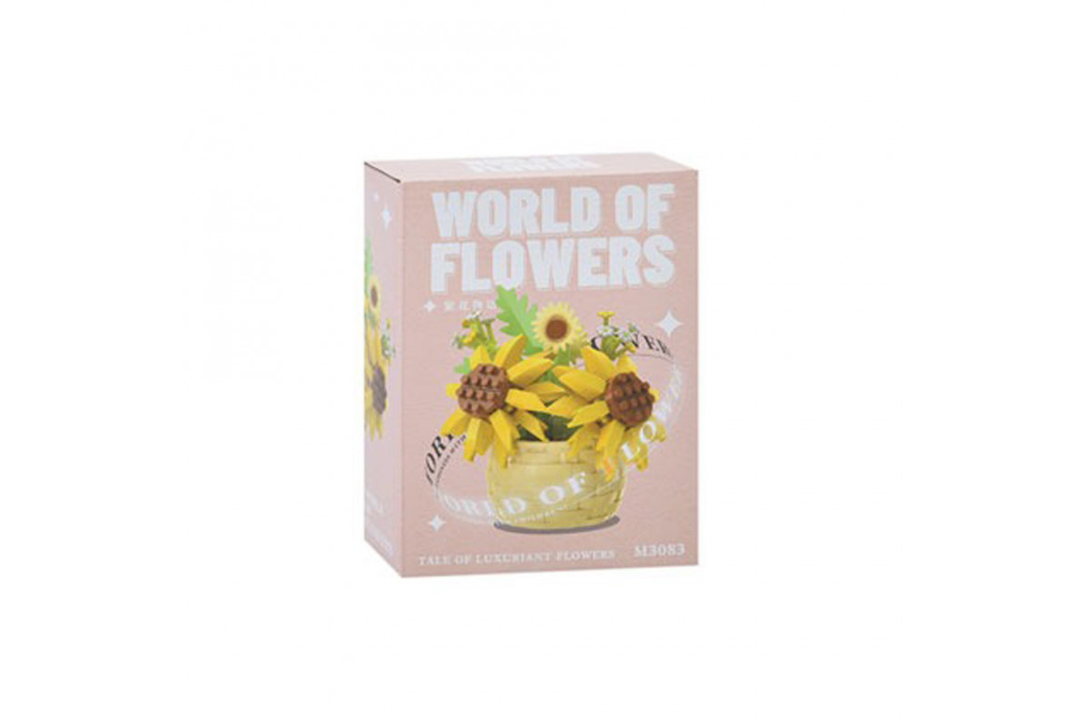 Детский конструктор "Цветы в горшке" M3077-3083