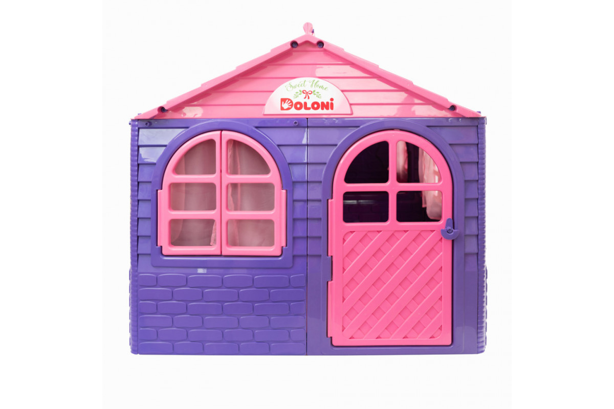 Дитячий ігровий Будиночок зі шторками 02550/20 пластиковий