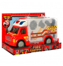 Игровой набор Пожарного с машинкой 661-175 машинка со светом
