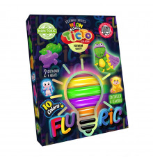 Тесто для лепки "FLUORIC" TMD-FL10-01U-04U 10 цветов Вид 2