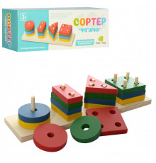 Развивающая игрушка Геометрика MD 0715 деревянная