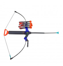 Детский Арбалет 888B со стрелами на присоске Синий