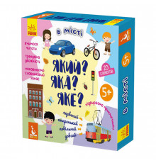 Развивающая игра-пазлы "Какой? Какая? Какое? В городе 992001, 20 элементов