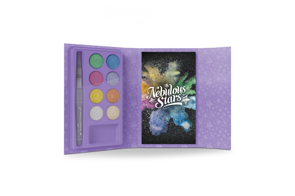 Набор для творчества Раскраска с водой: Возьми в дорогу Nebulous Stars 11423 с кисточкой для воды