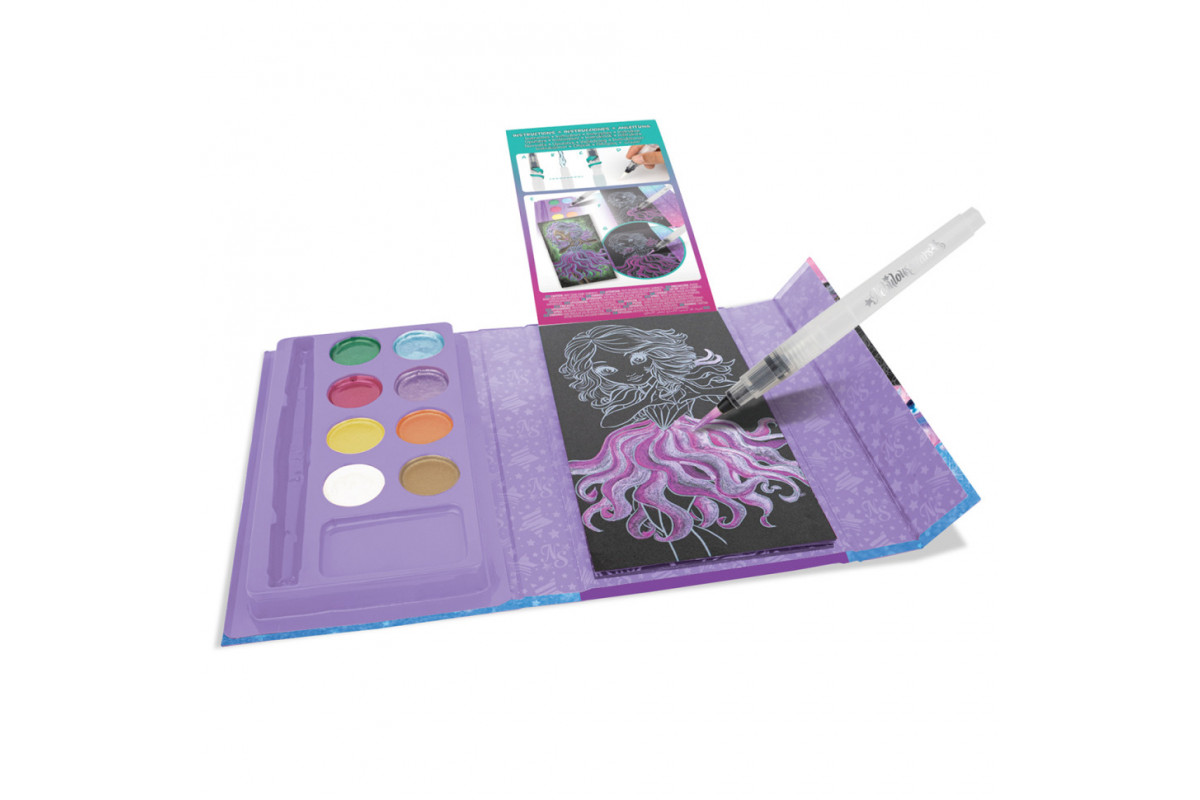 Набор для творчества Раскраска с водой: Возьми в дорогу Nebulous Stars 11423 с кисточкой для воды