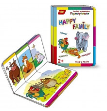 Дитяча розвиваюча книжечка "Переплутаниця Happy Family" 595043 серія Логіка малюкам