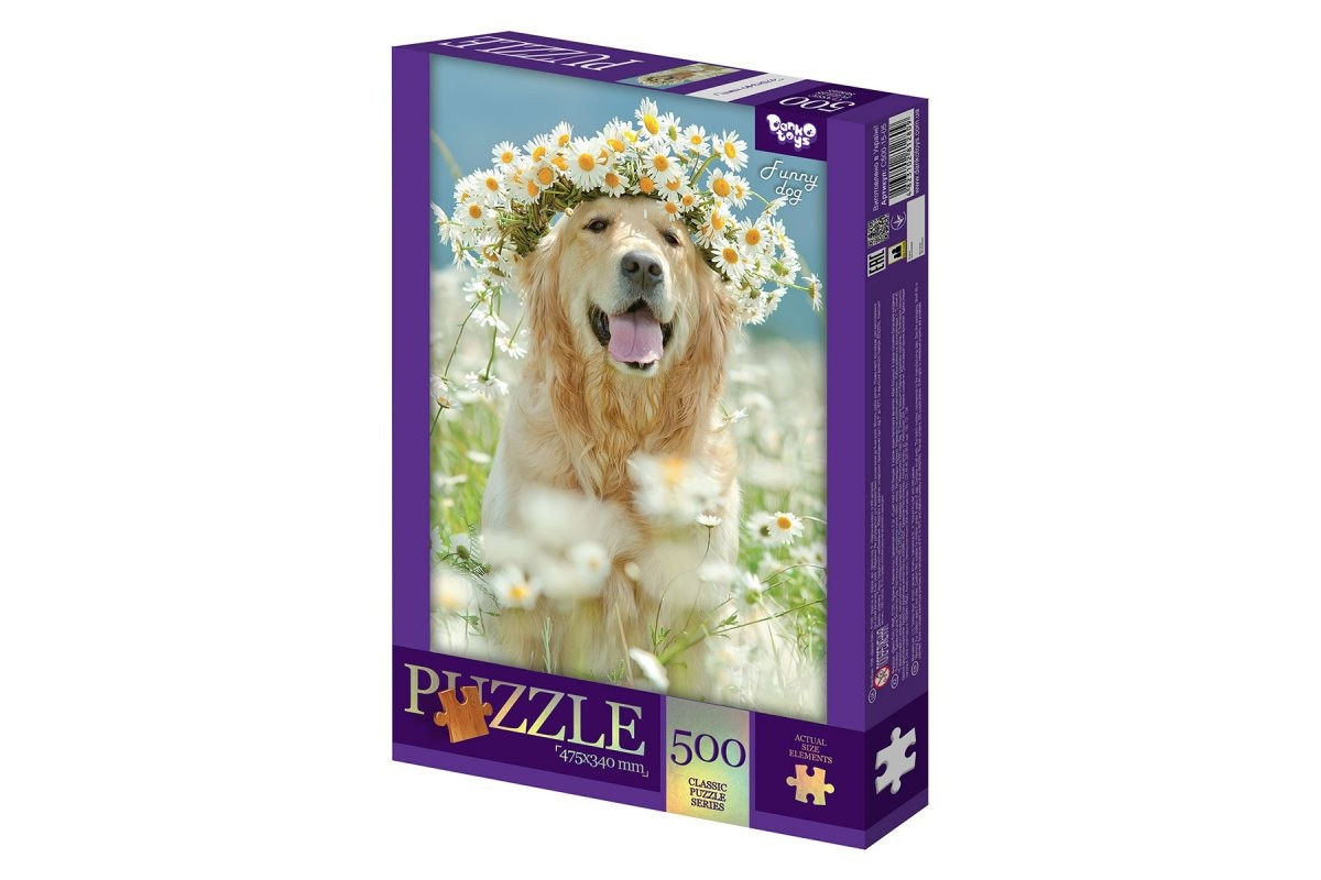 Пазли класичні "Funny dog" C500-15-12, 500 елементів
