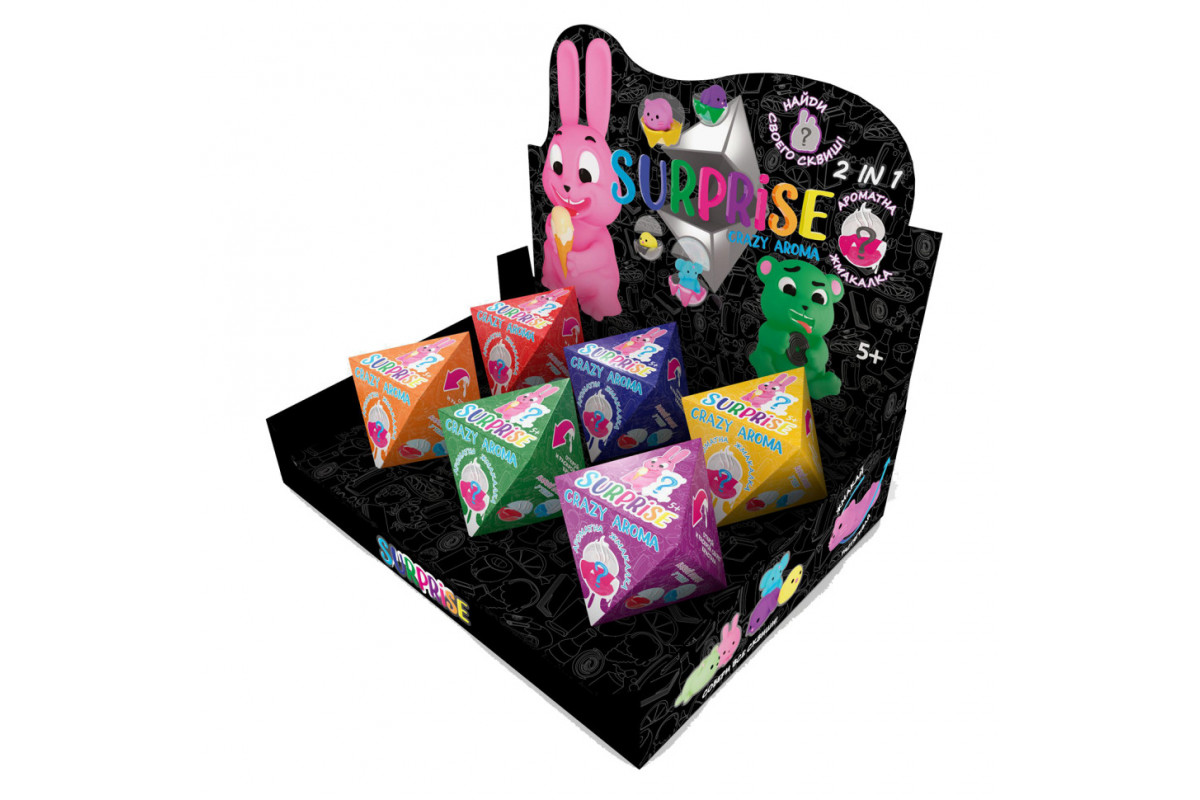 Набір-сюрприз лизун-антистрес TM Mr.Boo Crazy Aroma SURPRISE 80122