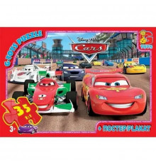 Пазлы детские "Тачки" Z10215, 35 элементов