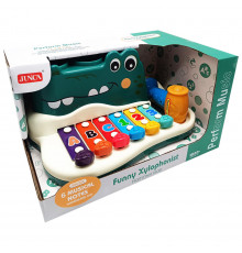 Детский ксилофон "Крокодил" с молотком RJ6807