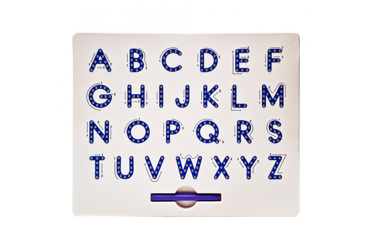 Доска учебная магнитная Английские буквы TSQ-275 со стилусом