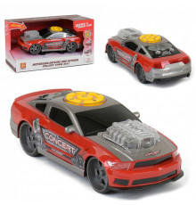 Игрушечная спортивная машина WY100 на батарейках Красная