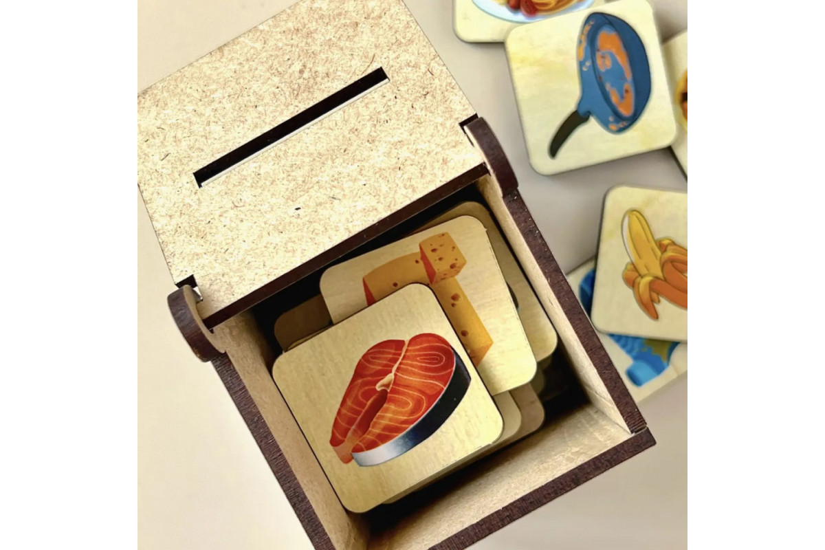 Дерев'яна настільна гра "Побутова техніка" Ubumblebees (ПСД001) PSD001 сортер-комодик