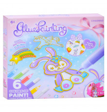 Детский набор для творчества "Подвеска-раскраска" 7600-1-23-21-2123-5 цепочка, краски 6 цветов