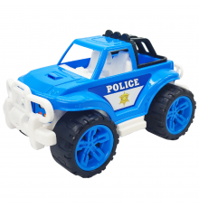 Игрушечный джип Полиция 3558TXK с открытым кузовом Голубой