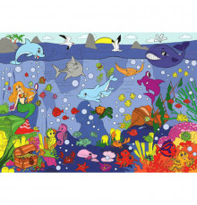 Огромная раскраска "Тайны подводного мира" 130001, 58х81 см