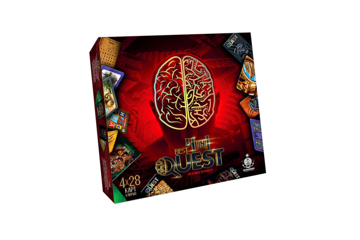 Карткова квест-гра BEST QUEST BQ-02, 4 в 1
