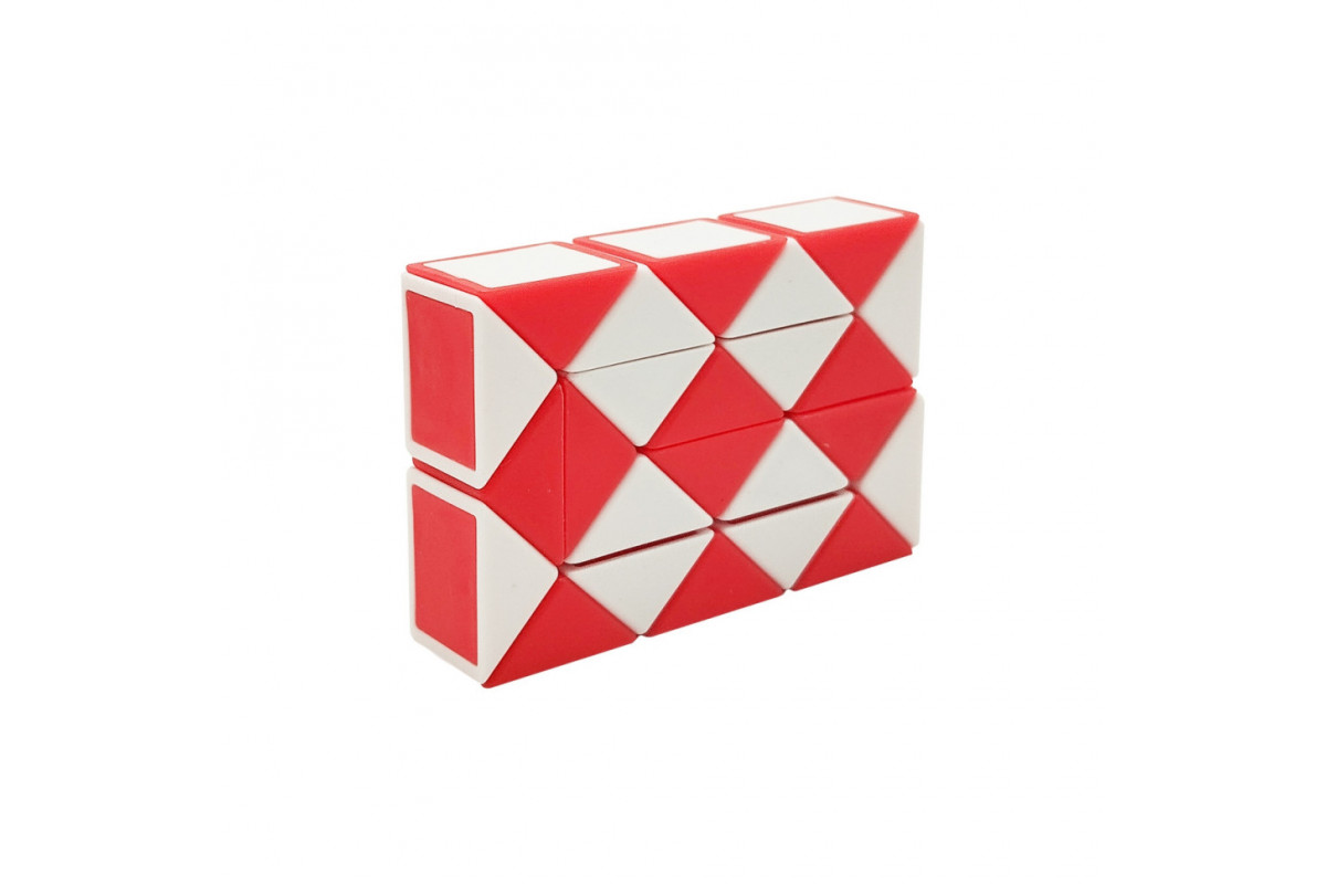 Гра-головоломка "Змійка Рубіка" 192(Red), червоний