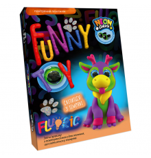 Набор креативного творчества "AIR CLAY "FLUORIC" AICL-FL-01, 4 цвета Олень