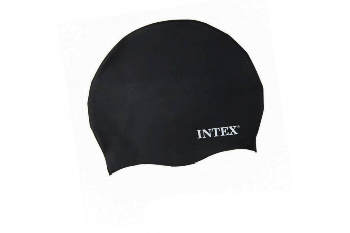 Шапочка для плавания 55991, 1 размер Чёрный