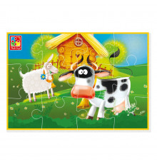 Мягкие пазлы "Ферма" VT1103-97, 12 элементов