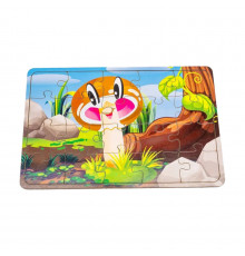 Детский деревянный пазл Белый грибочек Арт-10024, 20 элементов