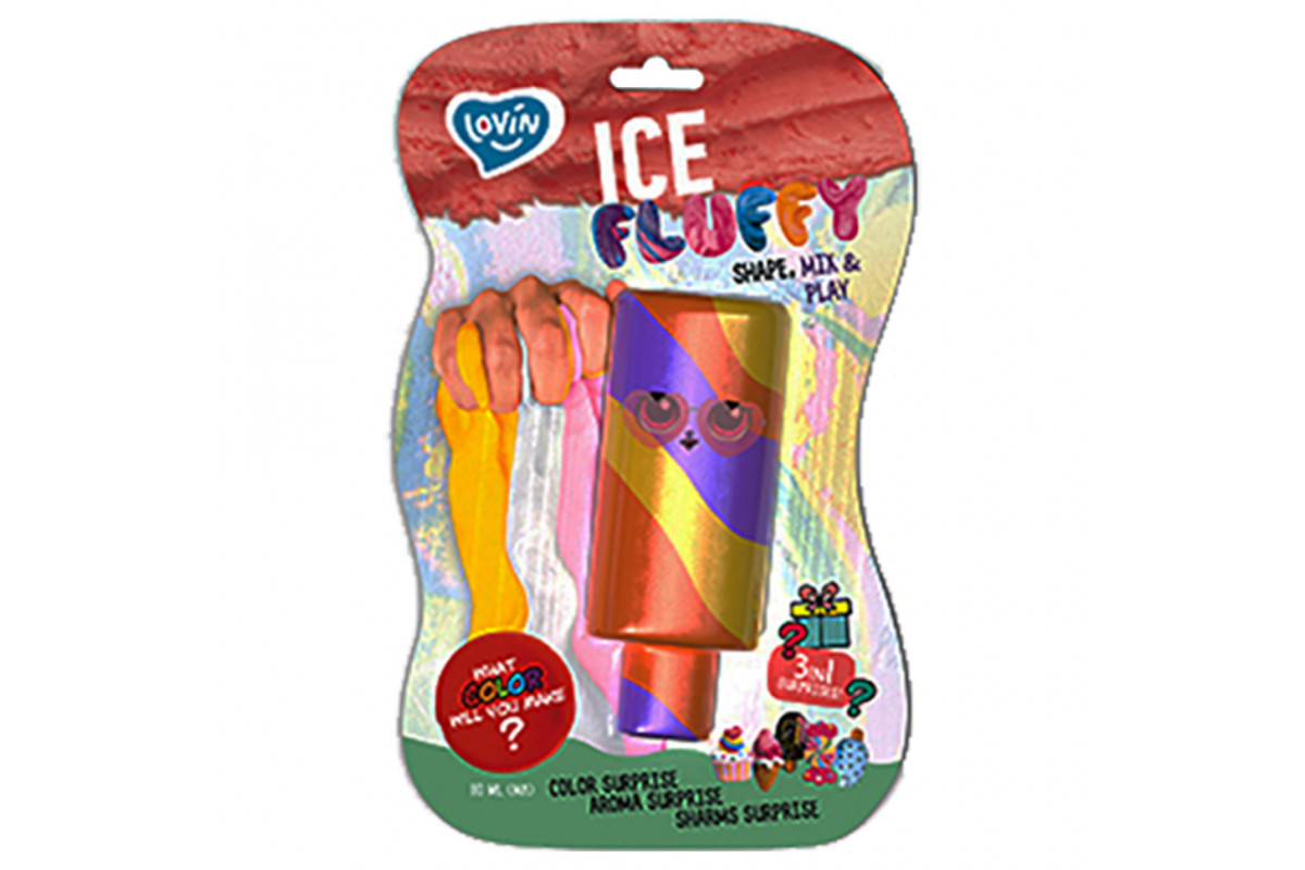 Лізун-антистрес TM Lovin Ice Fluffy ескімо 110 мл 80127