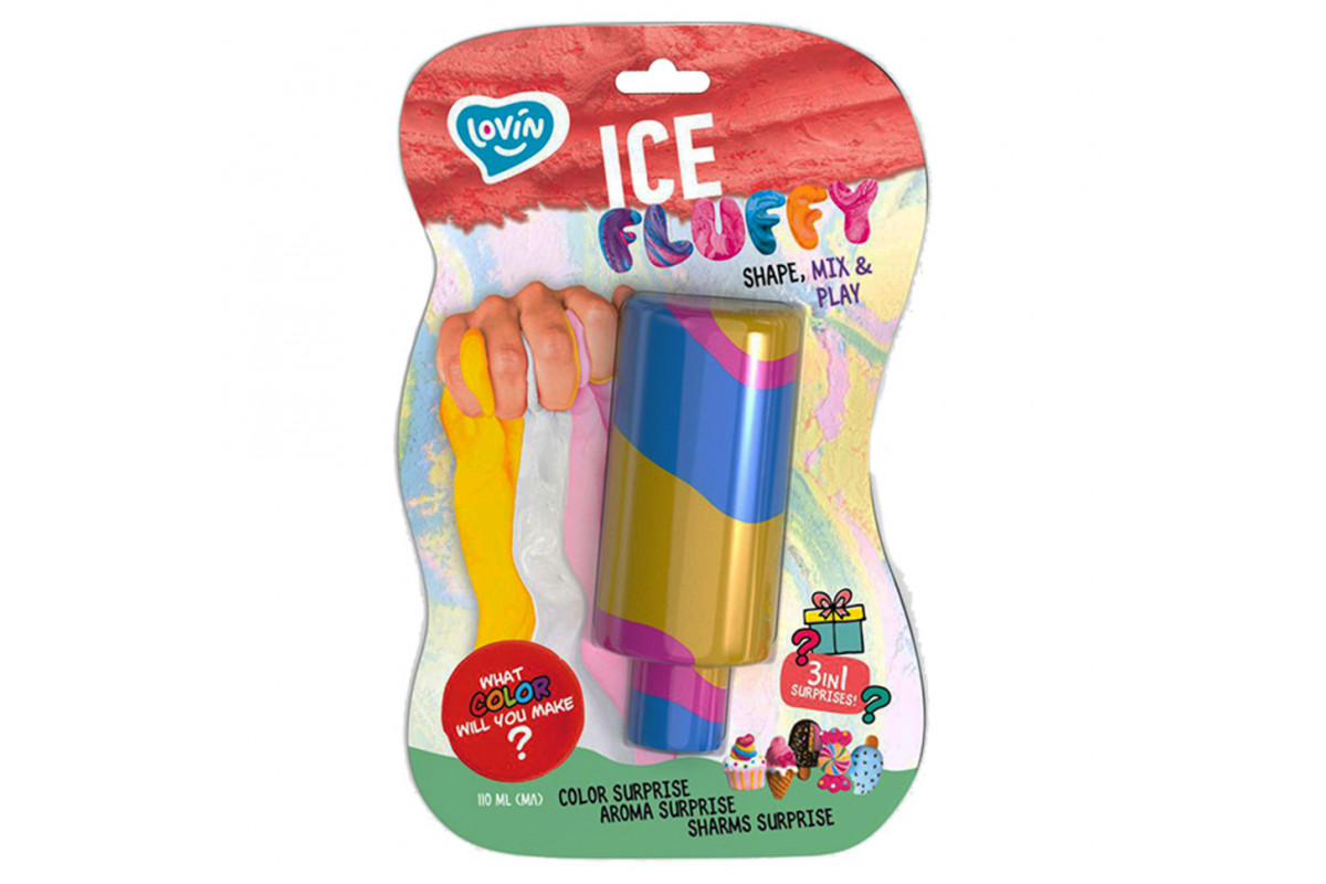 Лізун-антистрес TM Lovin Ice Fluffy ескімо 110 мл 80127
