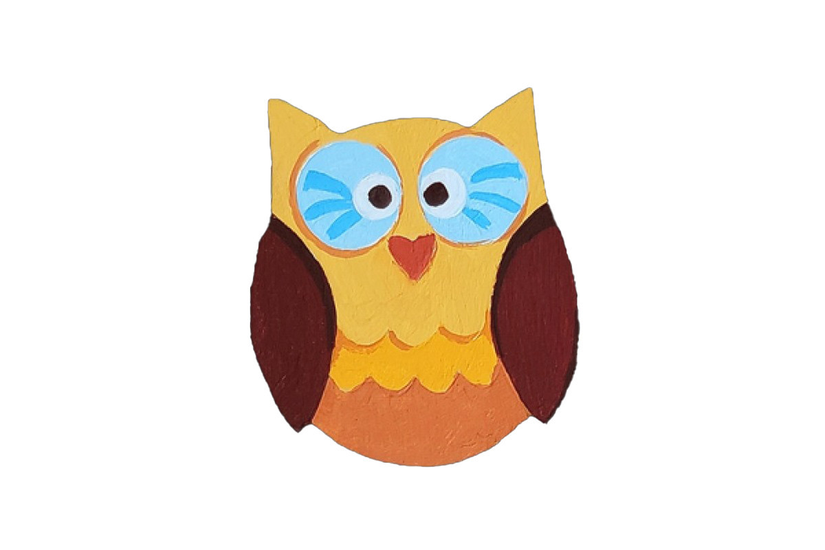 Набір дитячої творчості Розпис по дереву "Магніти-сови" РД-005