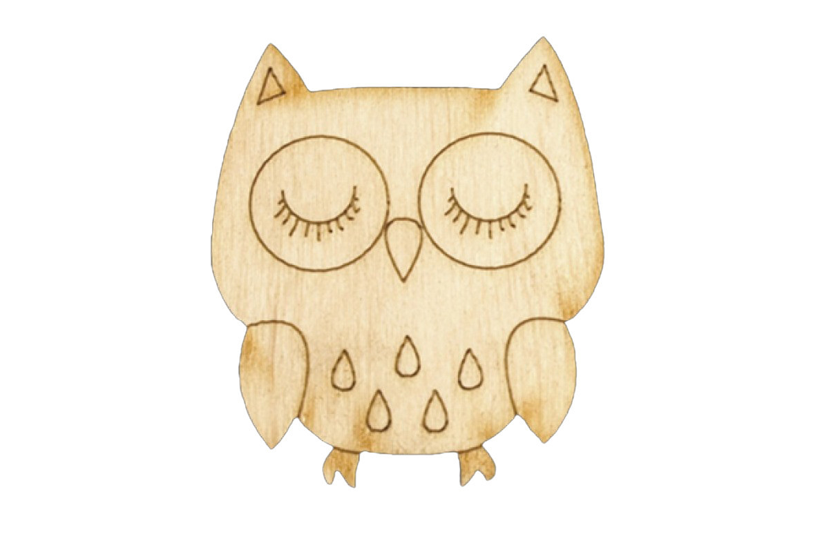 Набір дитячої творчості Розпис по дереву "Магніти-сови" РД-005