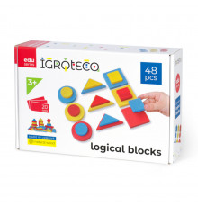 Обучающий набор "Логические блоки Дьенеша" Igroteco 900408, 48 деталей